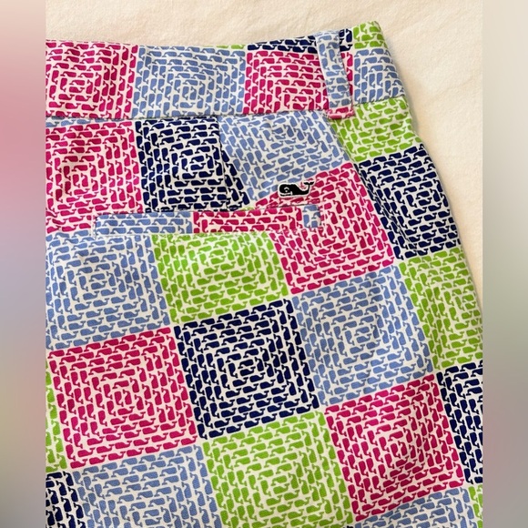 Vinyard Vines Women’s Shorts Size 8 Daybreak Patchwork 3” inseam EUC - Picture 6 of 6